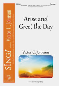 Arise and Greet the Day Two-Part choral sheet music cover Thumbnail